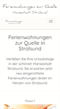 Mobile Screenshot of fewo-stralsund.de